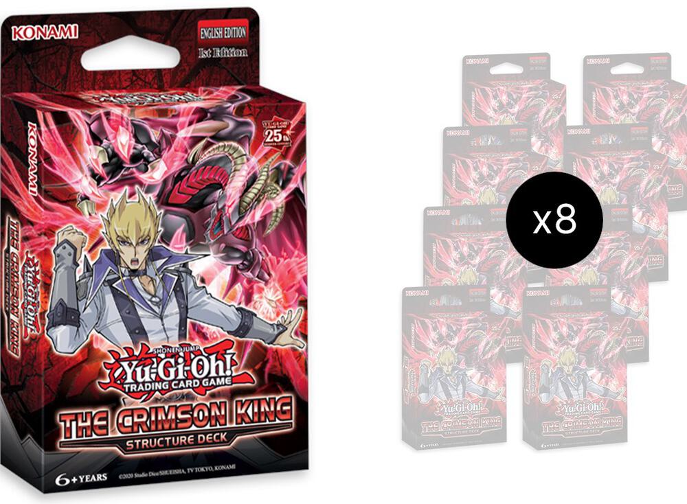 The Crimson King Structure Deck Display [1st Edition]