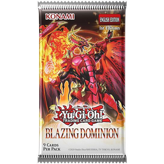 Yu-Gi-Oh! Blazing Dominion Booster Pack – 1st Edition