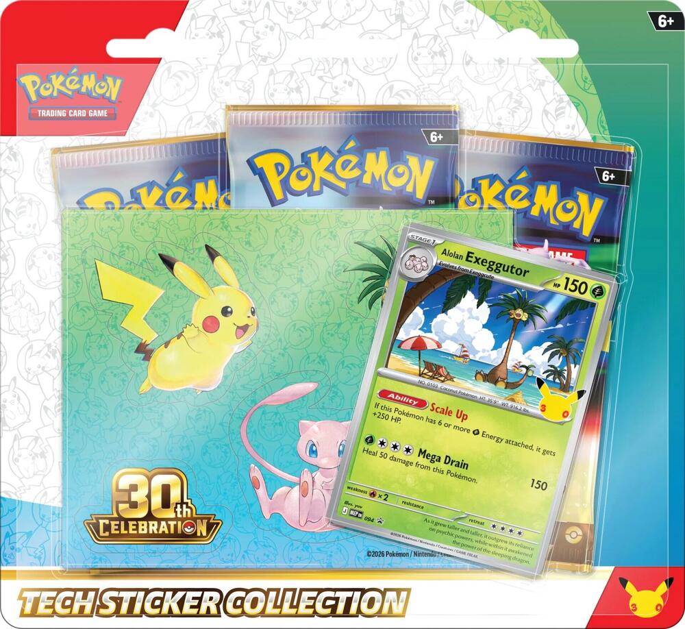 30th Celebration Tech Sticker Collection [Alolan Exeggutor] ME 30th Celebration