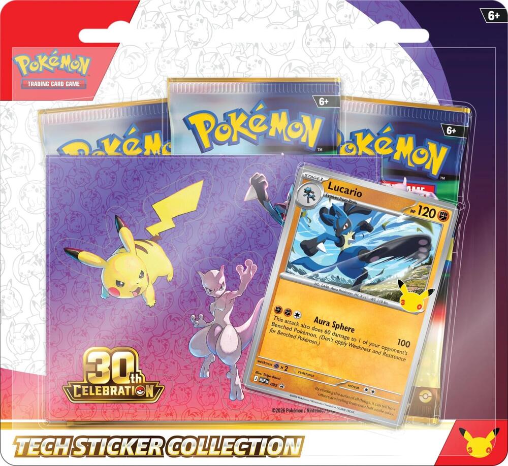 30th Celebration Tech Sticker Collection [Lucario] ME 30th Celebration