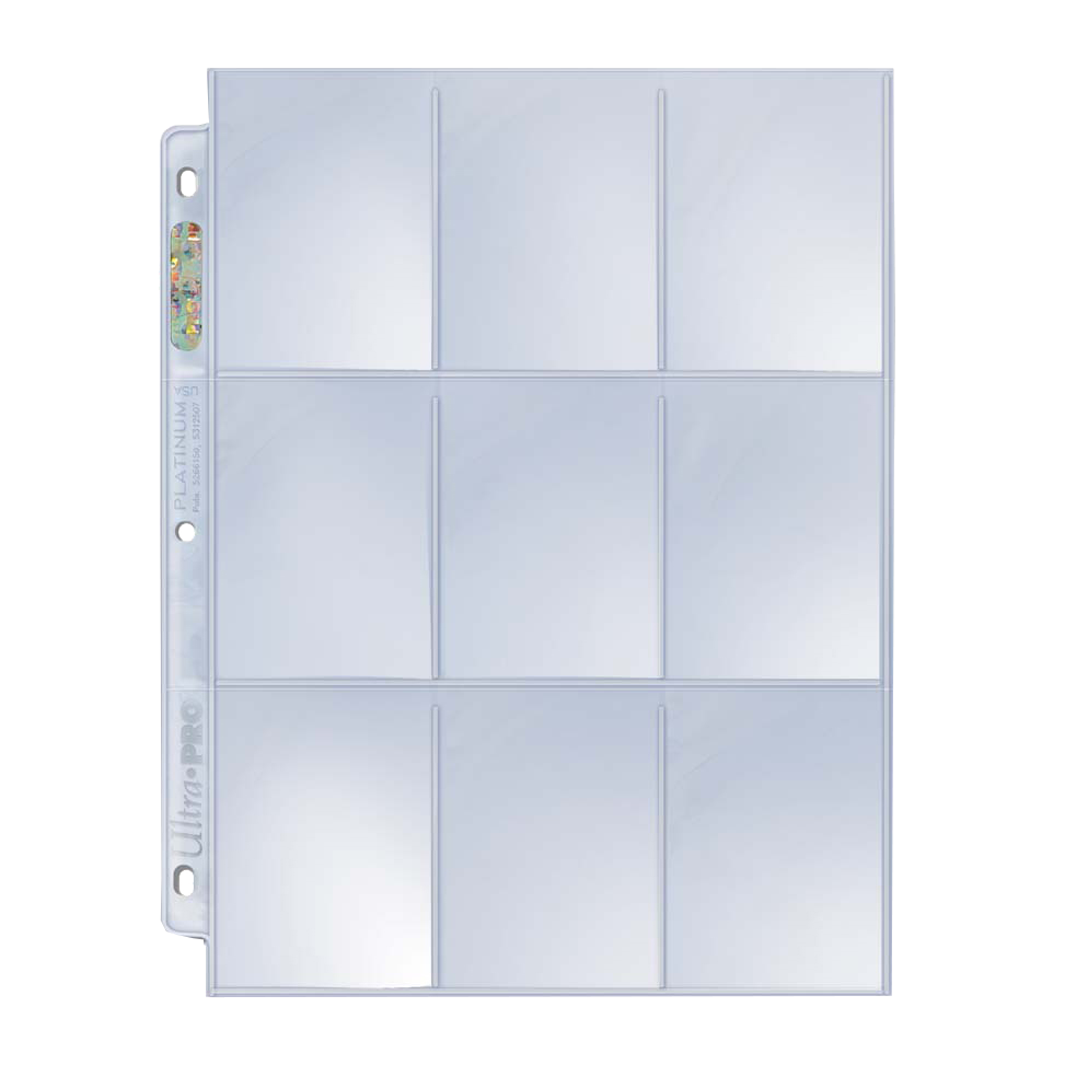 Ultra PRO Platinum Series 9-Pocket Pages (100ct)