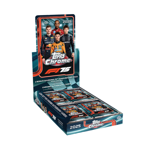 2025 Topps Chrome Formula 1 Hobby Box official product image