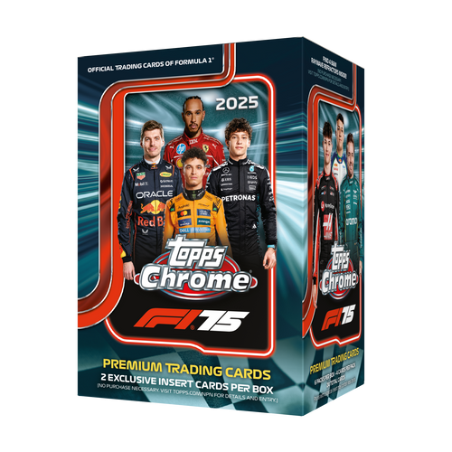 2025 Topps Chrome Formula 1 Value Box official product image