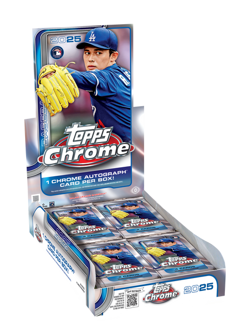 2025 Topps Chrome Baseball Hobby Box official product image