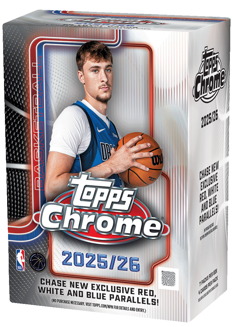 2025-26 Topps Chrome Basketball Value Box official product image