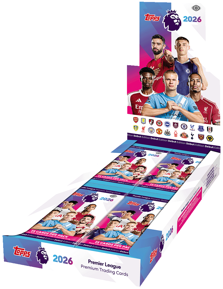 Topps Premier League 2026 Hobby Box official product image