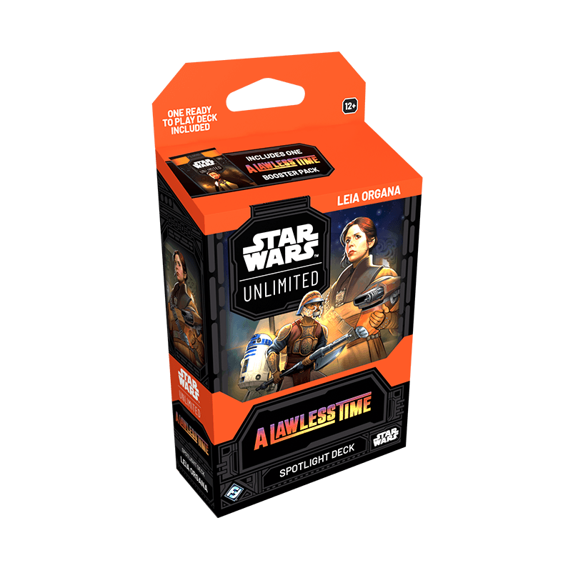 Star Wars: Unlimited A Lawless Time Leia Organa Spotlight Deck sealed product