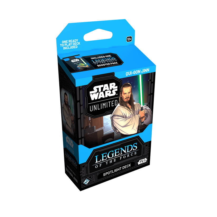 Star Wars: Unlimited Legends of the Force Qui-Gon Jinn Spotlight Deck sealed product