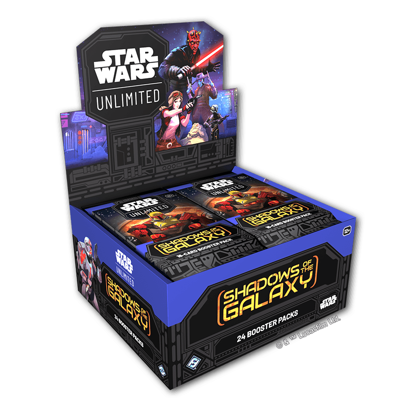 Star Wars: Unlimited Shadows of the Galaxy Booster Display (24 Packs) sealed product