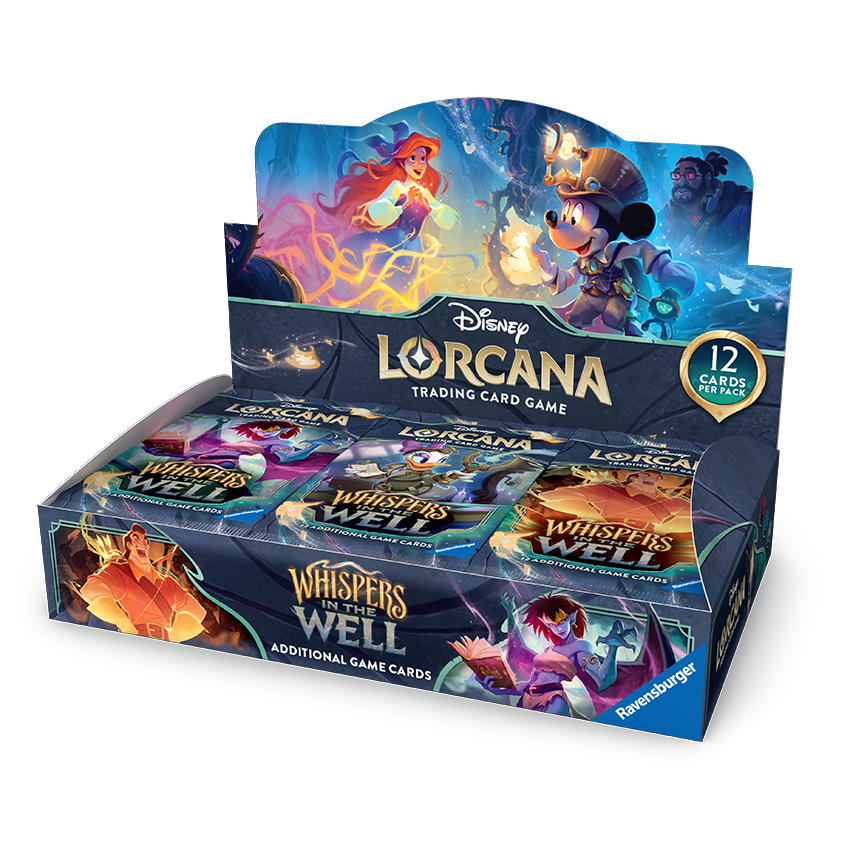 Disney Lorcana Whispers in the Well Booster Display (24 Packs) sealed product