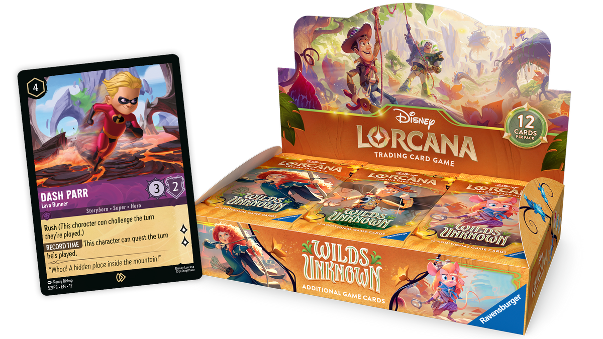 Disney Lorcana Wilds Unknown Booster Display (24 Packs) sealed product
